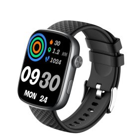1.95-inch Smartwatch Fitness Tracker With Multiple Exercise Modes (Option: Black)