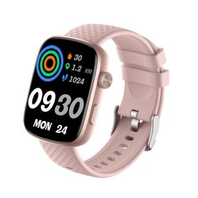 1.95-inch Smartwatch Fitness Tracker With Multiple Exercise Modes (Option: Pink)