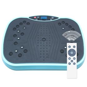 Vibration Plate Exercise Machine - Whole Body Workout Vibration Fitness Platform, Home Training Equipment for Weight Loss & Toning (Option: Black Blue)
