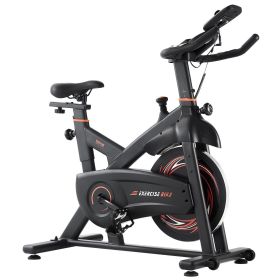 VEVOR Exercise Bike, Adjustable Magnetic Resistance Stationary Bike, Indoor Cycling Bike for Home Cardio, Workout Bike with Silent Belt Drive (Resistance System: Magnetic Resistance, Flywheel Type: Heavy-Duty Flywheel)